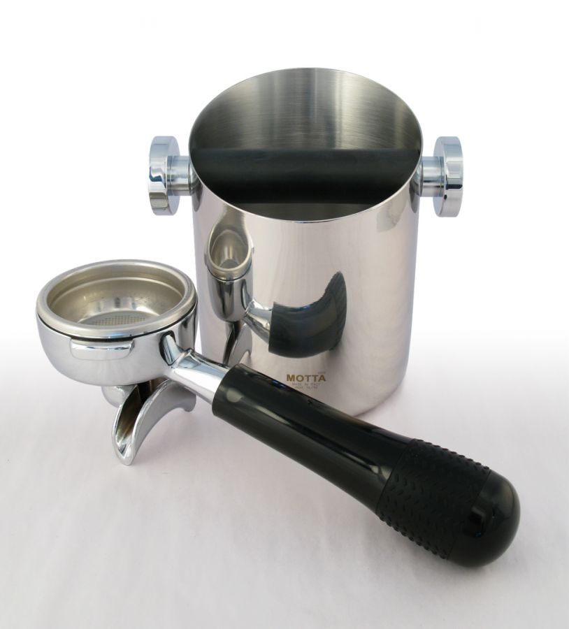 thumbnail image 2 of Motta Stainless Steel Knock Box – Heavy Duty Espresso Coffee Puck Bin Made In Italy 2 of 6